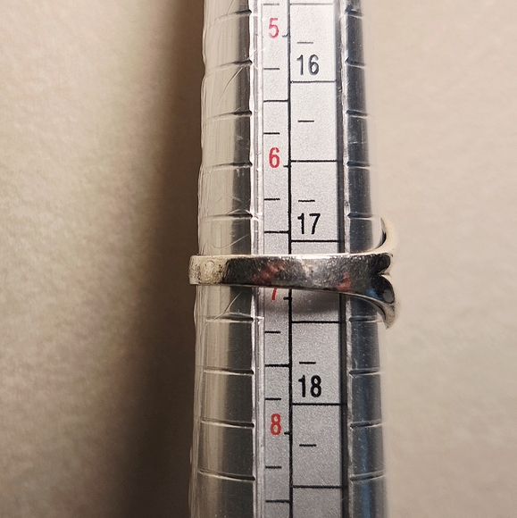 Sterling Knot Ring Sz 6.75 - Picture 4 of 4